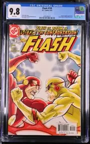 9.8 CGC Flash #199 Geoff Johns Kolins 2003 DC Comics Zoom Impulse Appearances