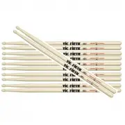 Vic Firth 7AW Classic Hickory 7A Wood Tip Drum Sticks x 6 Pairs