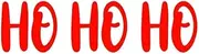 Ho Ho Ho: A decorative book for coffee tables, bookshelves, end tables, and interior design styling - Housewarming Gift Decorum - stack decor books ... room in home (Christmas Holiday Phrases Red)
