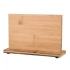 Set of Bamboo Material Knife Blocks Natural Bamboo Knife Block Stands