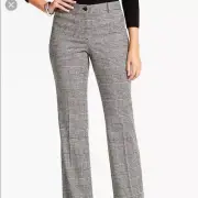 $150 NWT TALBOTS CAREER 100% WOOL PLAID RALEIGH PANTS SLACKS 20WP 2XP (sp980)