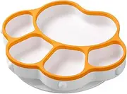 Cat Paw Suction Plate - Suction Plates for Children, Unbreakable Silicone Suction Plate, Separation Design Funny Fan Plate, Portable Kitchen with Suction Cup, Accessories for Home, Travel, Restaurant