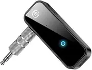 3.5mm Bluetooth Transmitter & Receiver | Wireless AUX Adapter for Car, PC, Headphones, TV, Speakers