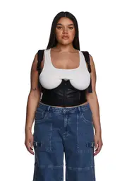 [Poster Grl] Plus My Type Underbust Corset- Black
