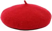 [Vikodah] Kids French Beret Cap Wool-Blend - Classic Warm Wool Felt Berets Hat for Young Girls 3-7 Years