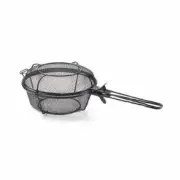 Outset Chef's Jumbo Grill Basket and Skillet with Removable Handles
