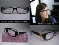 在飛比找Yahoo!奇摩拍賣優惠-信義計劃 眼鏡 皇冠 ROYAL QUEEN 眼鏡 黑色玳瑁