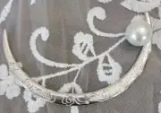 Victorian Trading Crescent Moon Hair Stick Barrette 28J