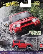[Hot Wheels] Car Culture Die Cast Model Car Mitsubishi Pajero Evolution Terra Trek - Scale 1:64 7 cm Premium HRV89