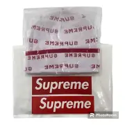 Supreme Repeat Beanie Hat Cap White/ Red Box Logo Brand New Authentic!