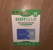 EIOTCLUB Data SIM Card Triple Play for Yr- No Contract, Support Unlocked