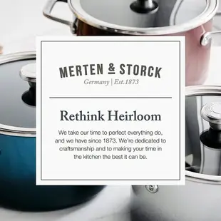 【德國Merten & Storck 】MxS雙耳不鏽鋼琺瑯鍋 24cm漸層藍