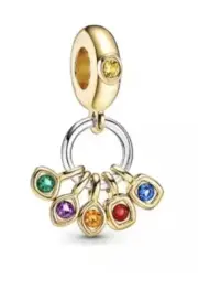 PANDORA Marvel The Avengers Thanos Infinity Stones Dangle Charm With Box