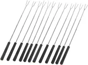 Stainless Steel BBQ Forks Extending Stick Fire Pit and Camping Forks Set for Outdoor Cooking