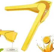 ZMD Flat Lemon Squeezer Manual, Fold Flat Juicer, Easy-Squeeze Ergonomic Hand Juicer Citrus Squeezer for Juice Extraction Manual Lemon Fluicer Lemon Juicer That Folds Flat for Space-Saving Storage