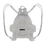 PLEATS MAMA BOW BACKPACK GLITTER SILVER 銀灰