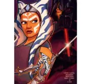 Star Wars Ahsoka Tano Anakin Skywalker Meet Lithograph Art Poster 18x24 #295 NEW