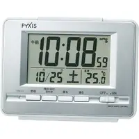 在飛比找樂天市場購物網優惠-【日本代購】SEIKO PYXIS系列 精工鬧鐘 日期 溫溼