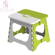 Folding Step Stool With Handle Plastic Foldable Step Stools Thickened Household
