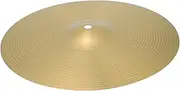 CVUTOVO Brass Jazz Drum Cymbal Accessory Percussion Cymbal Replacement for All Drum Kits Durable Part with Sound for Practicing and Performing