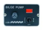 42 3-Way Panel Lighted Pump 24/32V DC Switch Toggle, Beige, 3-1/4" L x 2" W