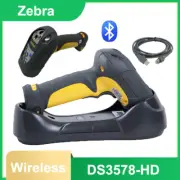 Symbol DS3578-HD 2D Imager Cordless Bluetooth Barcode Scanner USB Kit w/ Cradle