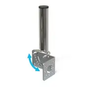 1.5" Diameter Antenna Mount Pole Bracket to Wall for Outside Antenna Weather