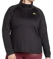 adidas Women's Designed to Move Sport Warm High-Collar Plus Size Sweatshirt