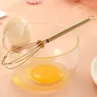 Manual Egg Beater Stainless Steel Mixer Stirrer Whisk Milk Blender Cooking Tool