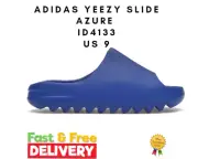 Adidas Yeezy Slide Azure ✅ ID4133 ✅US 9✅BNIB✅FREE SHIPPING✅