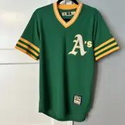 Premium - Oakland A's Cooperstown Majestic Jersey - NEW