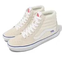 在飛比找PChome24h購物優惠-Vans 滑板鞋 Skate Sk8-Hi 男鞋 奶油白 藍
