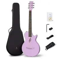 在飛比找PChome24h購物優惠-Enya NOVA GO Purple 碳纖維35吋旅行吉他
