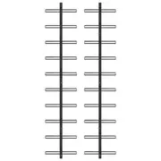 Modern Wine Rack Metal Cellar Wall Mount Storage Display 20 Bottles Organiser