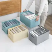 Storage Box Washable Reusable Multi-grid Wardrobe Clothing Organizer 3 Sizes