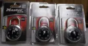 Master Lock 1500D Combination Lock (Lot Of 3 Locks)