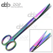 Operating Scissors Multi Color Rainbow Sh/bL 5.5" Curved Surgical Instruments