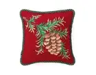 Peking Handicraft 31SERX37C10SQ Balsam Needlepoint Pillow, 10-inch Square