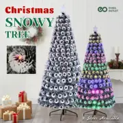 90 150 180 cm Christmas Fibre Optic Xmas Artificial Tree LED Lights Multi Colors