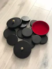 Custom leather Lens Cap 180 - 190mm