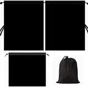 3PCS Premium Black Car Window Shades - Sun Blocking Privacy Curtains for Car Camping & Travel | UV Protection & Total Blackout | Breathable Mesh Fabric | Easy Install & Clean (Fit Most Vehicles)
