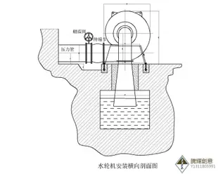 【優選百貨】50KW軸流/沖擊式水輪機，水力發電機組-騰輝創意