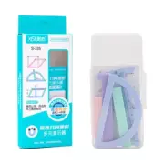Geometric Shape Set with Protractor Detachable Geometric Shape