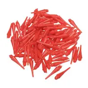 Plastic Dart Tips, 100 Pack 2BA Thread Soft Dart Tips, Red