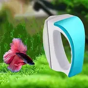 Aquarium Magnetic Scrubber Cleaner, Algae Scrapers Fish Tank Aquatic Algae Cleaning Tool Brush Magnet Scraper with Floating Design (Large)