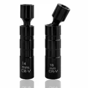 Bestgle 14Mm and 16Mm Spark Plug Socket Set Thin Wall Magnetic Spark Plug Soc...