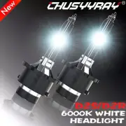 D2S 6K HID Xenon Replacement Low/High Beam Headlight Lamp Bulbs (for: Volkswagen)