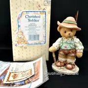 Cherished Teddies FRANZ Across The Seas GERMANY 1996 Enesco Bear #202436