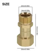 High Pressure Washer Connector for Kink Free Operation and For 360 Rotation