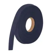 1/2 Inch Double Fold Bias Tape Continuous Bulk Bias Tape Navy Blue 10 Yards